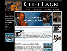 Tablet Screenshot of cliffengel.com